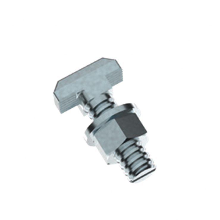 Hydroframe M12x40 T Bolt with nut and washer